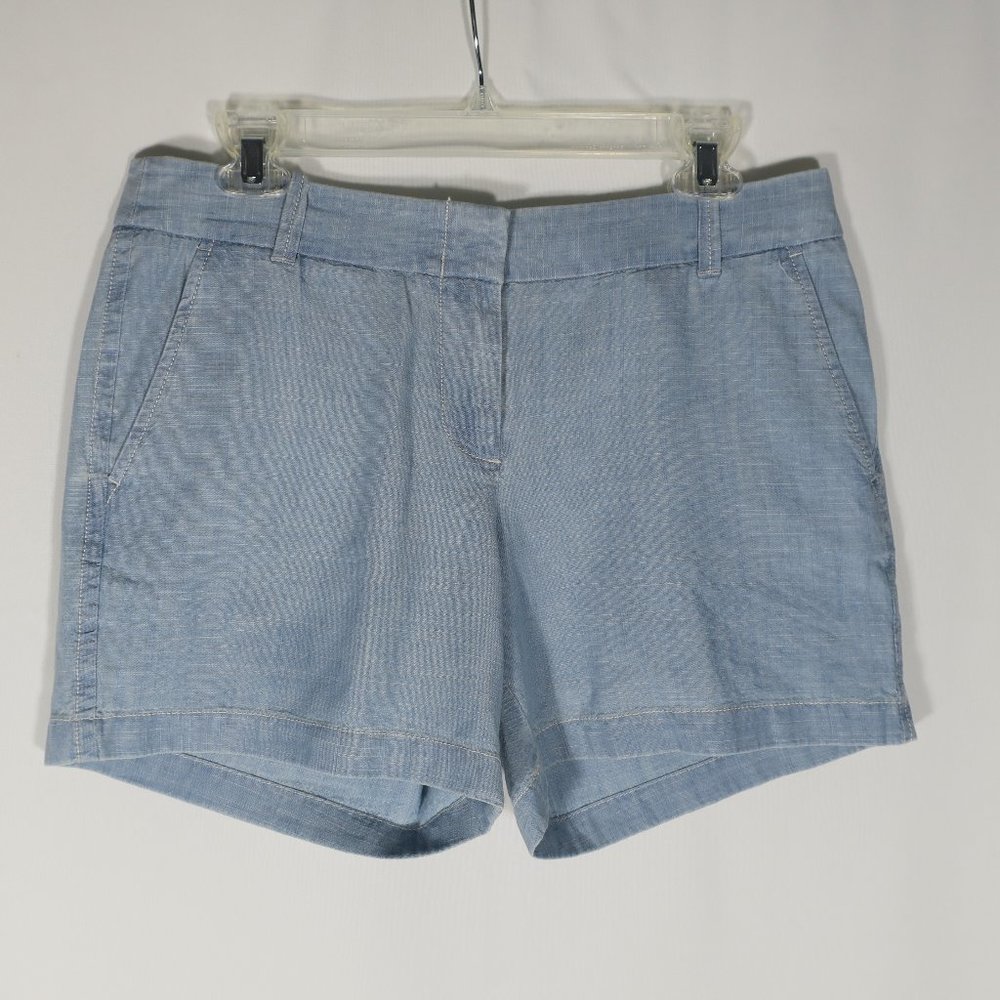 New J CREW FACTORY Chambray Flat Front Shorts